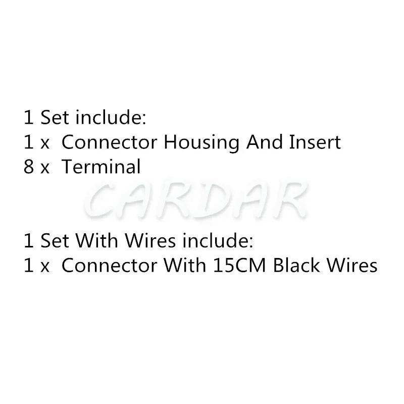 8 Pin 928583 Automotive Harness Connector Plastic Housing Socket 3.5mm
