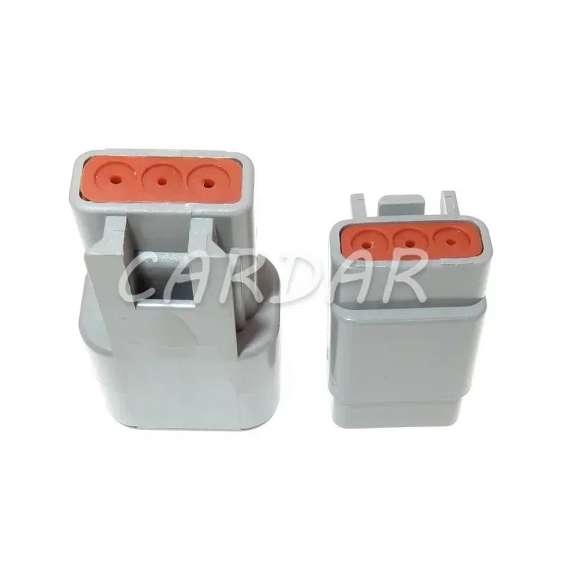 3 Pin Deutsch DTM DTM06-3S/ATM06-3S DTM04-3P/ATM04-3P Wire Connector Gray Waterproof Auto Socket