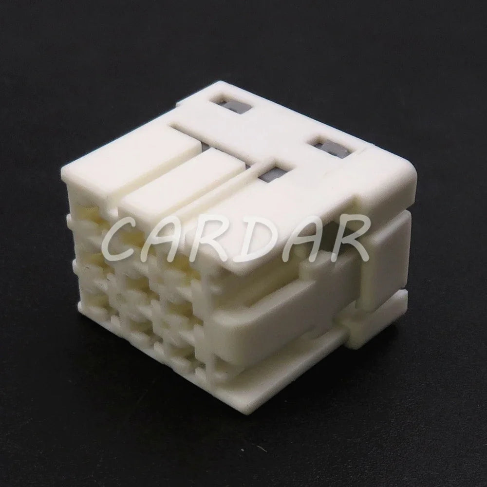 9 Pin 2-968307-2 White Automotive Power Amplifier Wiring Harness Unsealed Socket