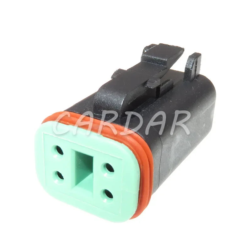 Deutsch DT Black Connector Waterproof Electrical Plug DT06/DT04 2/3/4/6/8 Pin Engine/Gearbox For Car Bus Motor Truck