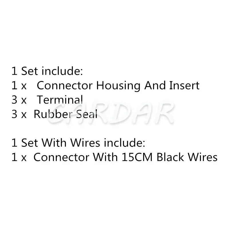 3 Pin 6189-1130 90980-12353 7283-4673-40 Electrical Connectors Car Wire Cable Socket Automobile Small Current Plug