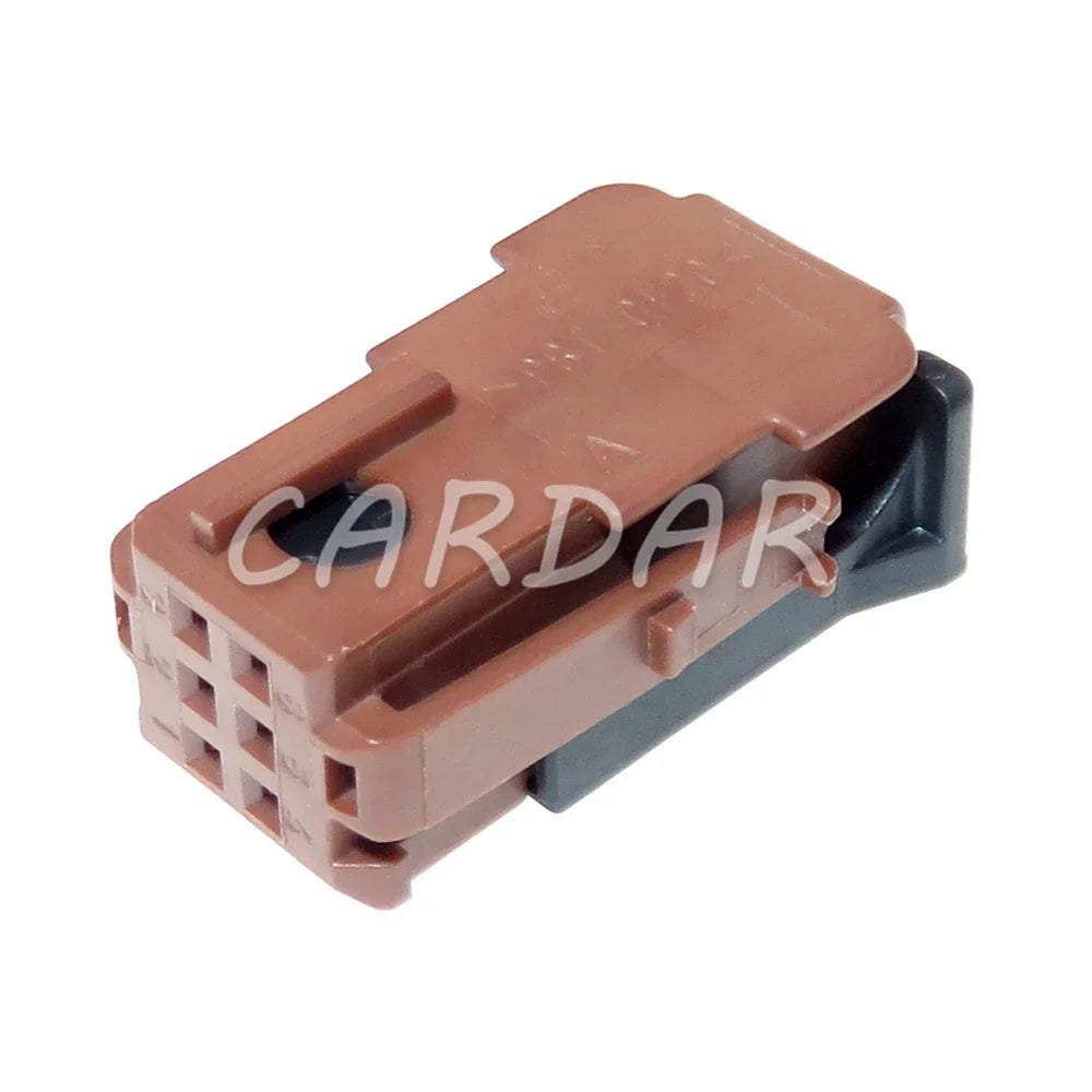 6 Pin Brown Auto Unsealed Socket Car Cable Harness Plastic Housing Connector 185311-1 953381-1 953382-4