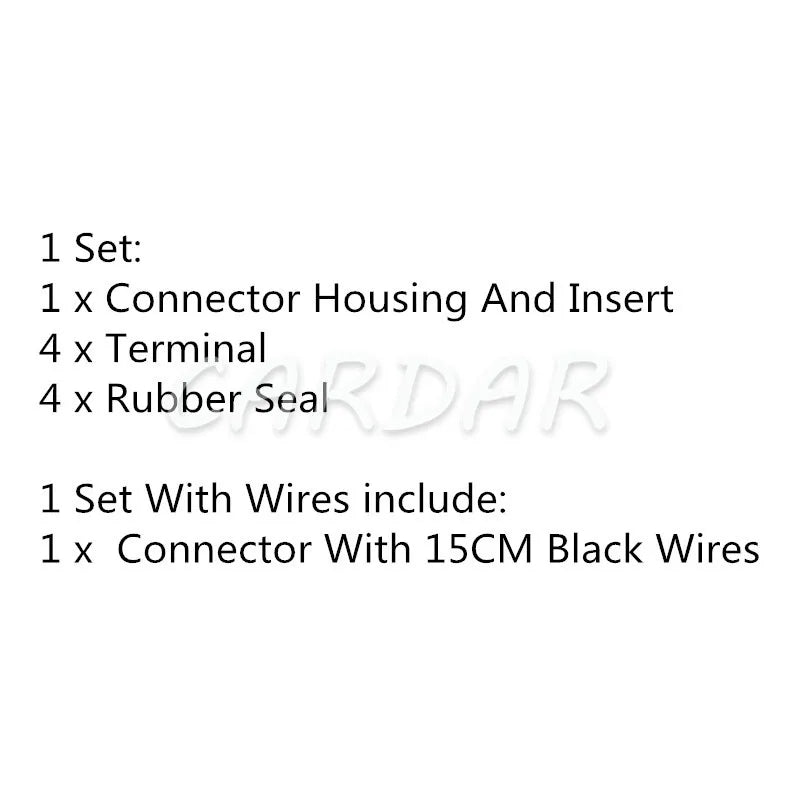 4 Pin 6189-0551 MD355556 MAP Sensor Socket Auto Waterproof Car Wire Connector For Nissan Toyota Honda