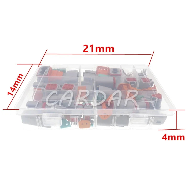 2P 3P 4P 6P 8P 12P Automotive Waterproof Wiring Terminal Connector DT Series Sealed Socket DT04 DT06-2S 3S 4S 6S 8S 12S
