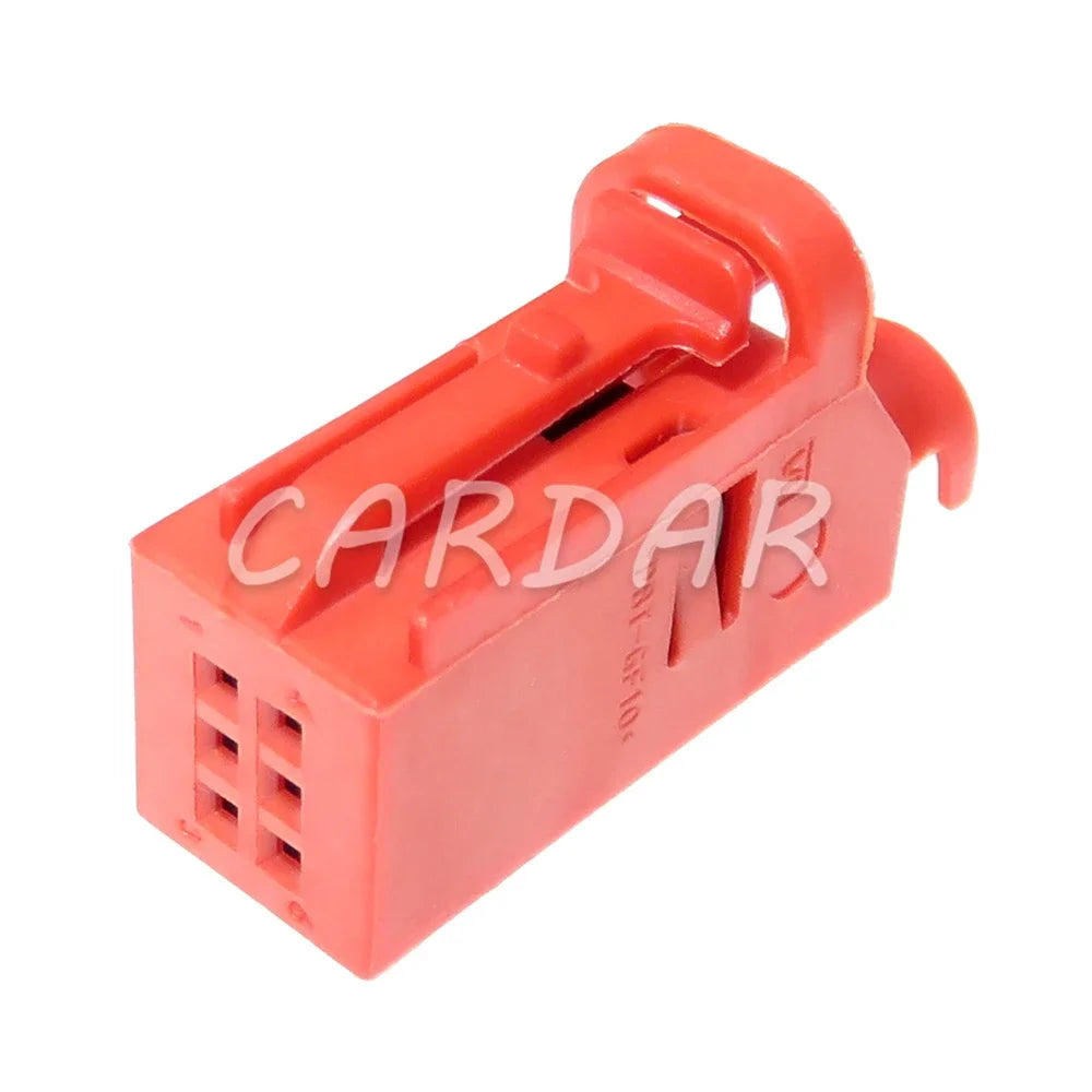 6 Pin 4D0 971 636B 1534121-3 4D0971636B Red Car Tire Pressure Alarm Wiring Harness Unsealed Socket