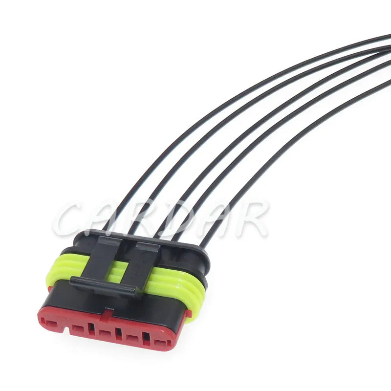 5 Pin 282089-1 282107-1 Superseal Auto Plug Auto Plastic Cable Socket For Cars