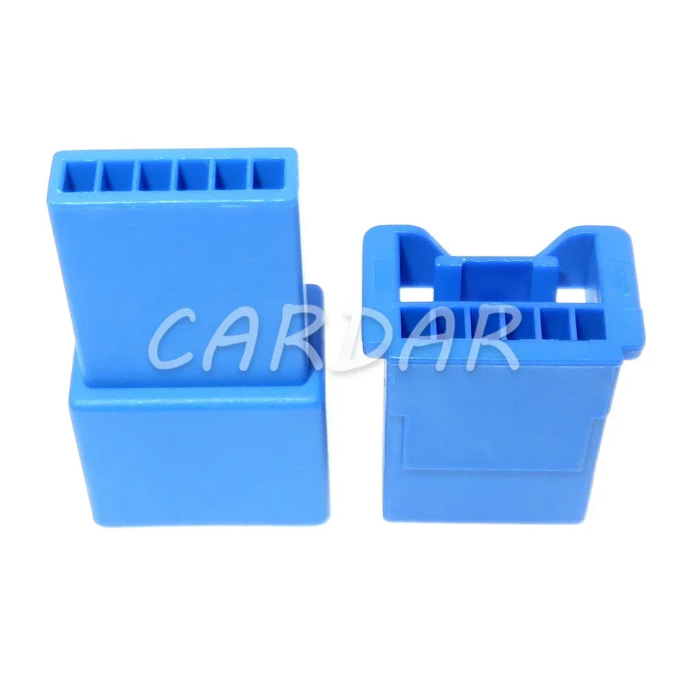 6 Pin Blue Car Wiring Socket Cable Wire Connetcor Auto Unsealed Adapter With Terminal