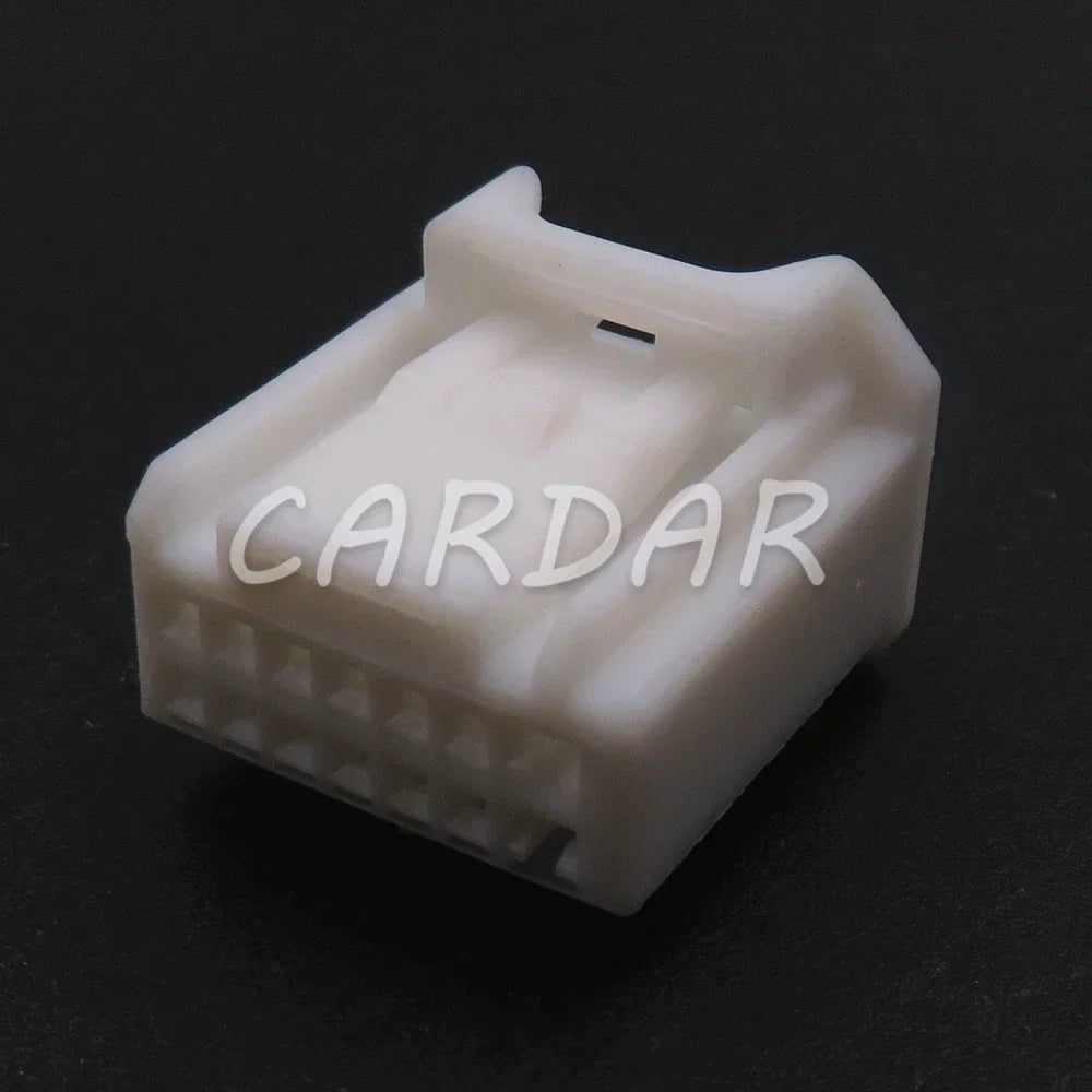 14 Pin White Connector Miniature Auto Male Female Docking Wiring Socket Car Electric Cable Harness Composite Plug