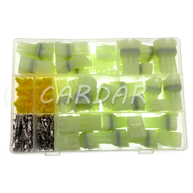 2 3 4 6P 6180-4181 6187-4441 Auto Electrical Waterproof Socket HM 090 Automotive Cable Wire Connector With Terminal Rubber Seals