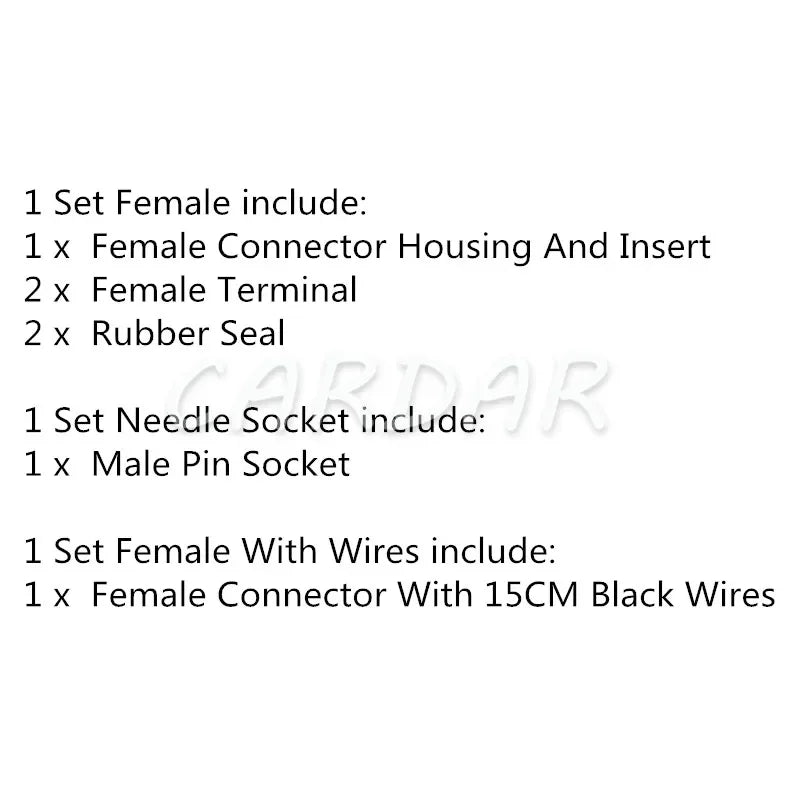2 Pin 7223-8522-40 6520-0628 Auto Wire Harness Plug Electric Cable Waterproof Connector