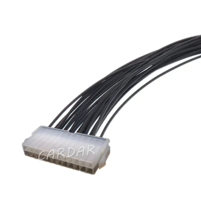 24 Pin Automobile Computer Replacement Connector Parts Car Electric Cable Unsealed Socket 3901-2240 3901-2241