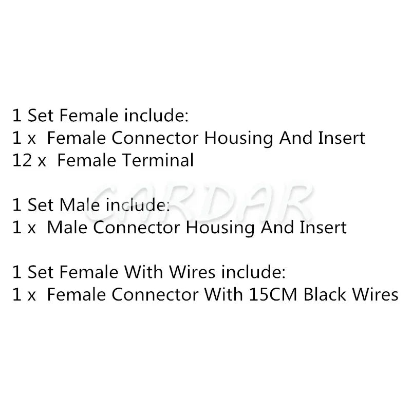 12 Pin 0.7 Series Miniature Car Wiring Connector MX34012SF1 MX34012NF1 Auto Multimedia CD Navigation Host Unsealed Socket