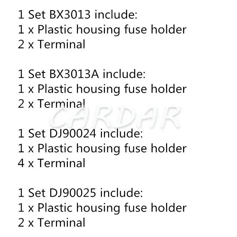 6x30mm 6*30mm White Double Glass Tube Fuse Holder Flip Type Fuses Box Fuse Socket With Terminal