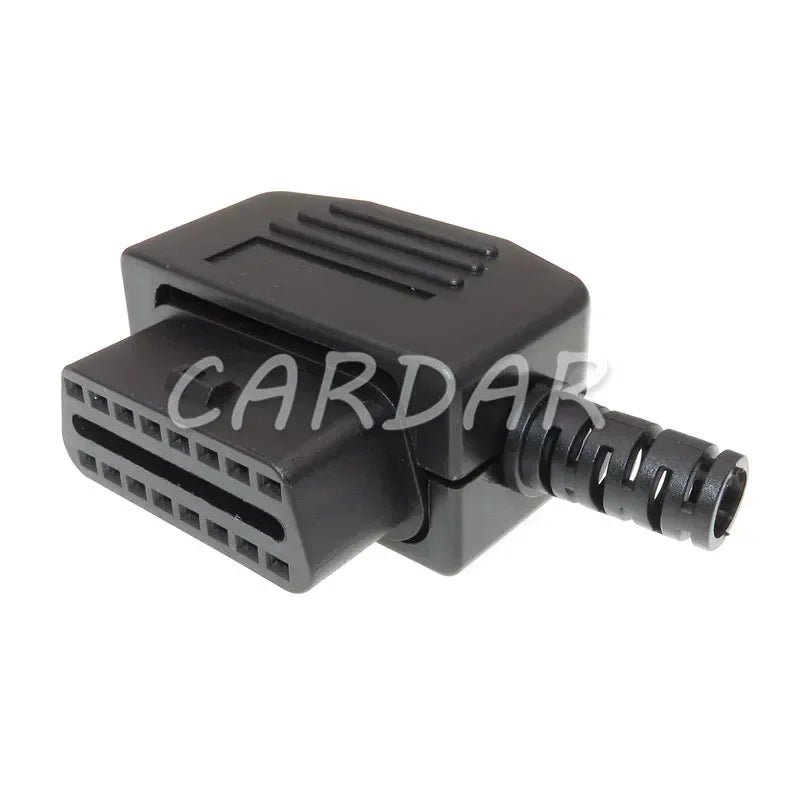 16 Pin Automotive OBD2 OBDII Connector Auto OBD Test Diagnostic Plug