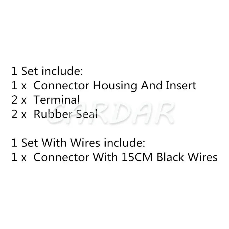 2 Pin 6189-7052 Car Inlet Pressure Sensor Connector Automotive Waterproof Plug For Honda