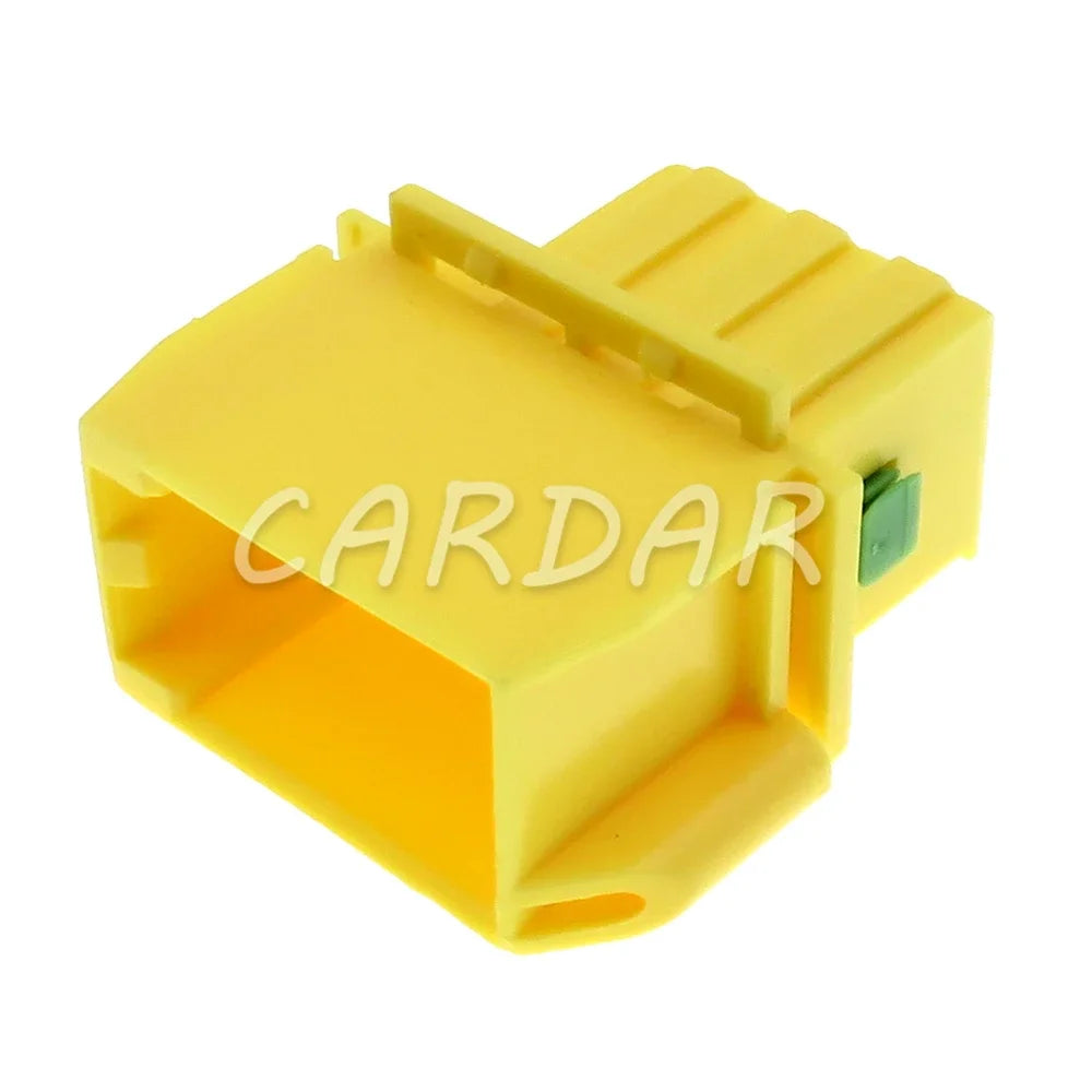 6 Pin 2.8 Series Yellow Automobile Plastic Housing Male Female Docking Wiring Terminal Socket