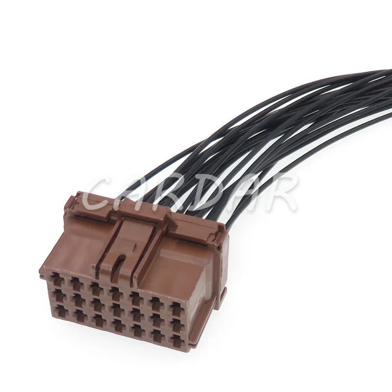 21 Pin Car Male Plug Female Socket Brown Auto Electric Cable Unsealed Connector 967635-1 1-967630-1 8-968975-1