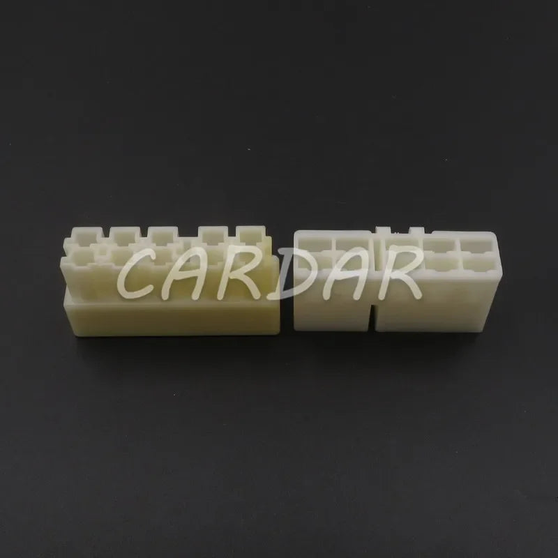 10 Pin 6.3mm Auto Electrical Connector Car ABS Plug Wire Sockets With Terminals