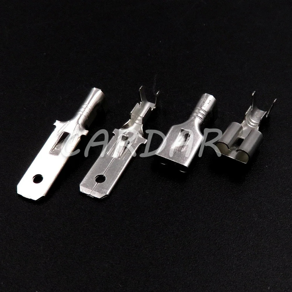 9 Pin 6.3 Series Car High Current Electric Wire Connector Auto Plastic Housing Unsealed Socket