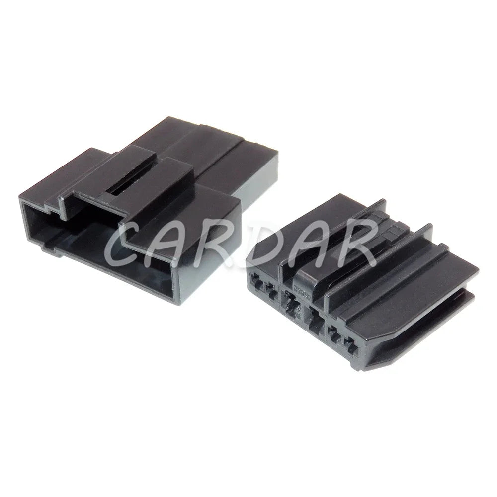 6 Pin 1.5 3.5 Series Automobile Wire Harness Unsealed Socket Black Car Modification Composite Connector