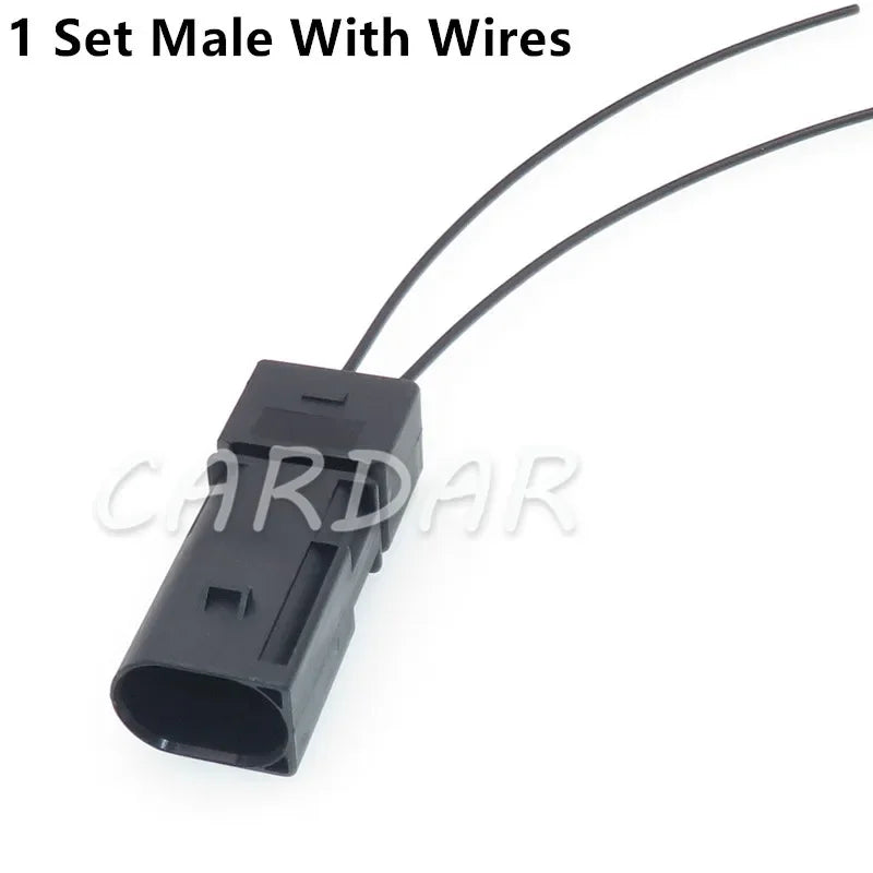 2 Pin 3.5mm 4D0971992A Electrical Auto Cable Wire Waterproof ConnectorFor VW Horn Plug