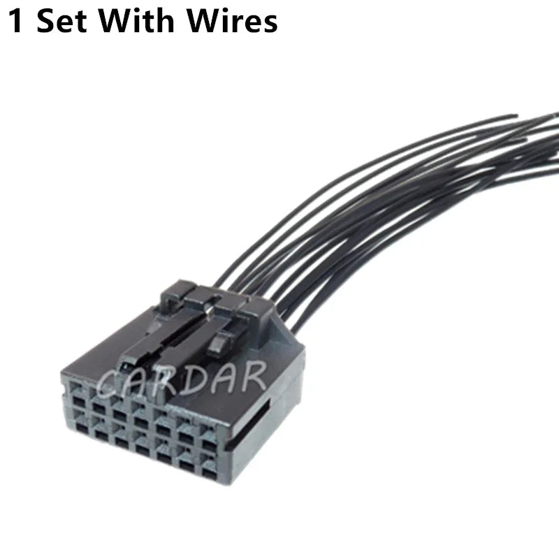 14 Pin 0.7 Series Miniature Cable Harness Unsealed Socket With Terminal 936124-1 Automobile Plastic Housing Connector