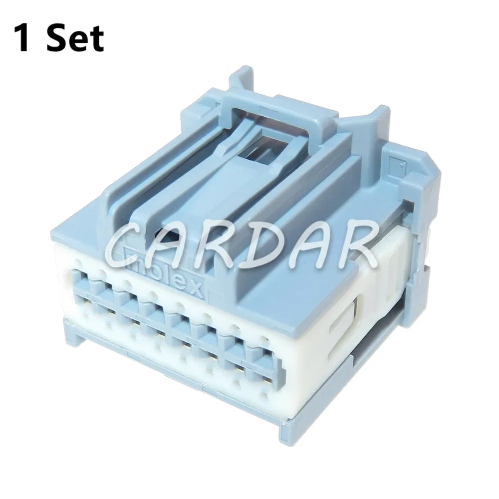 16 Pin Miniature Automotive Unsealed Socket Car Atmosphere Lamp Wiring Terminal Replacement Connector Parts