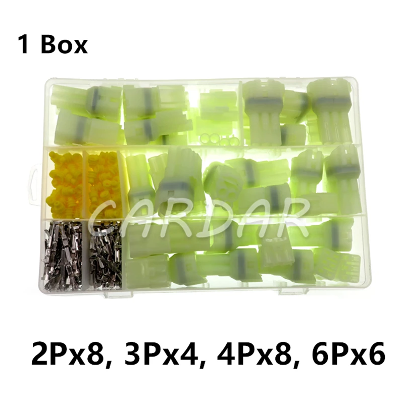 2 3 4 6P 6180-4181 6187-4441 Auto Electrical Waterproof Socket HM 090 Automotive Cable Wire Connector With Terminal Rubber Seals