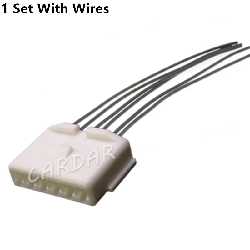 6 Pin 1.2 Series Automotive Repacking Connector Car Wiring Terminal Unsealed Socket Auto Adapter