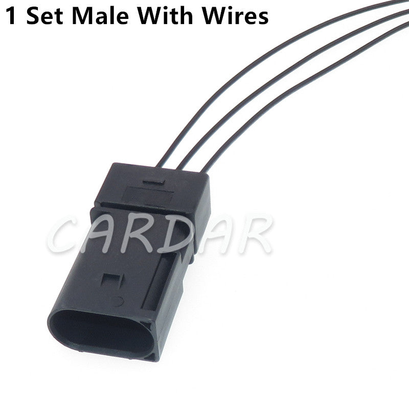 3 Pin 09 4413 11 22140492050 1-968433-2 1-968408-2 Injector Auto Connector ABS Sensor Plug Wire Socket For Benz BMW Kostal