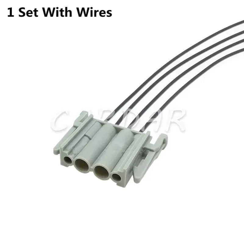 4 Pin Automotive Electrical Plug Harness Wire Plastic Connector Sockets With Pins
