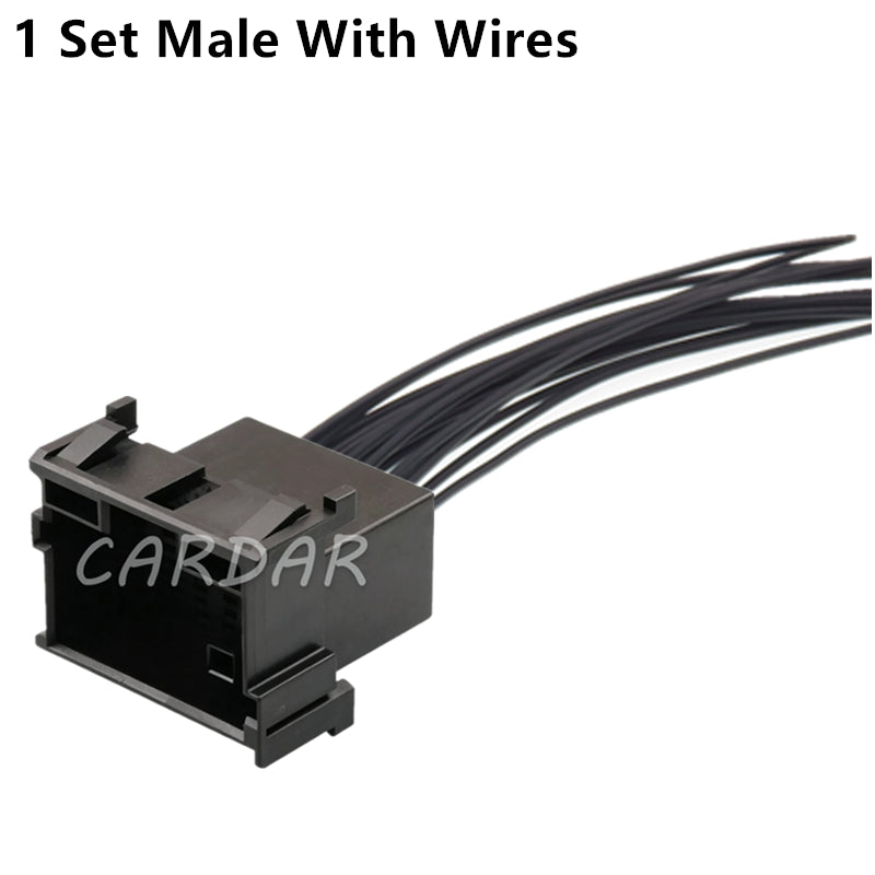 18 Pin 1355204-1 1241581-1 967204-1 Car Wire Harness Plastic Housing Socket Auto Adapter Black Connector