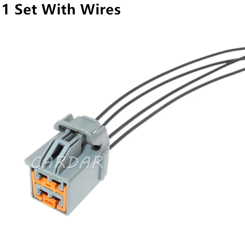 4 Pin 2.8 Series Automobile Unsealed Socket 7283-6446-40 Grey Wire Cable Electrical Connector