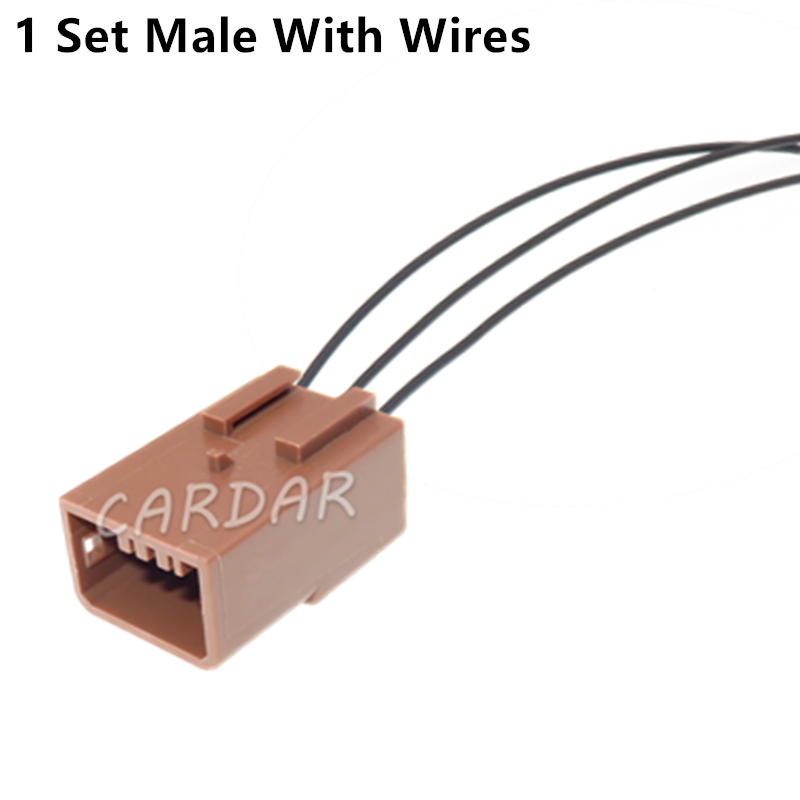 3 Pin 4.8 Series Auto Large Current Power Cable Harness Unsealed Socket Male Female Connector