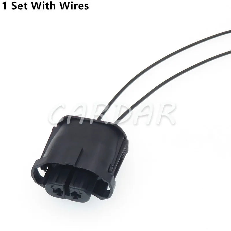 2 Pin 1-1355668-2 Auto Front Fog Light Socket Waterproof Lamp Connector For BMW