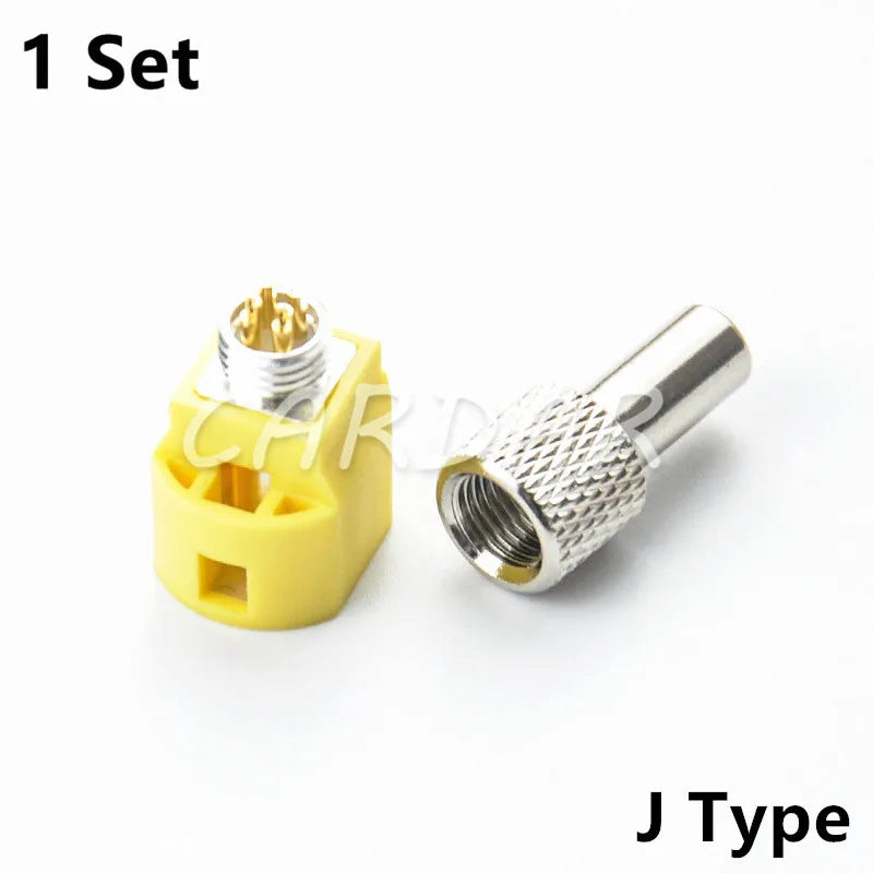 4 Pin Camera Connectors Automotive Audio Socket Universal Auto Fakra Connector