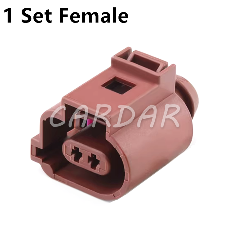 2 Pin 1.5mm 6X0973802A 1j0973702A Auto Temperature Sensor Plug Waterproof Electrical Socket