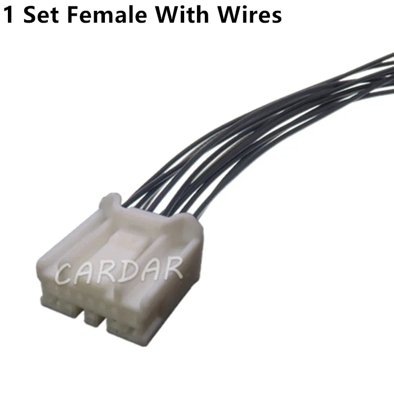 12 Pin 0.7 2.2 Series Auto Reading Light Electric Cable Harness Socket Composite Connector For Toyota Lexus