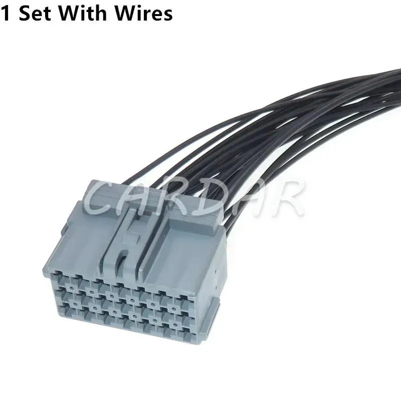 21 Pin Car Accessories 1-967625-2 Auto Plug 967635-1 Grey Automobile Power Amplifier Unsealed Socket