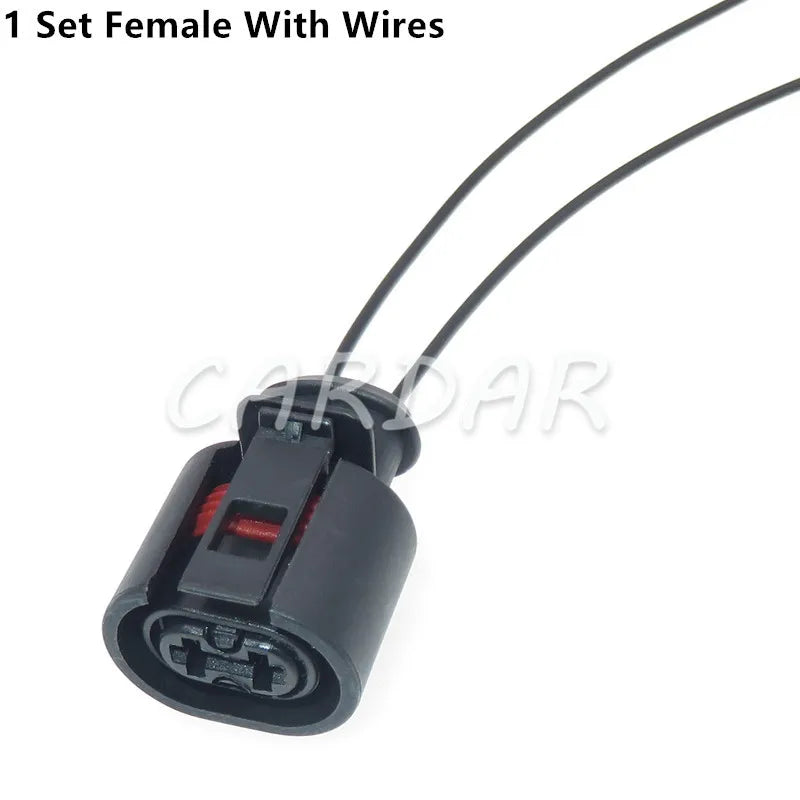 2 Pin 6N0 927 997 / 357 973 202 Automotive Connector ABS Sensor Plug For VW Audi