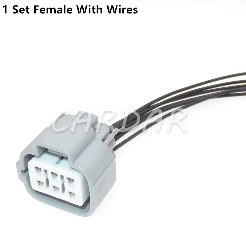 6 Pin 6188-0175 6189-0323 Auto TS Accelerator Pedal Plug Light Lamp Socket Car Water Spray Relay Controller Connector For Toyota