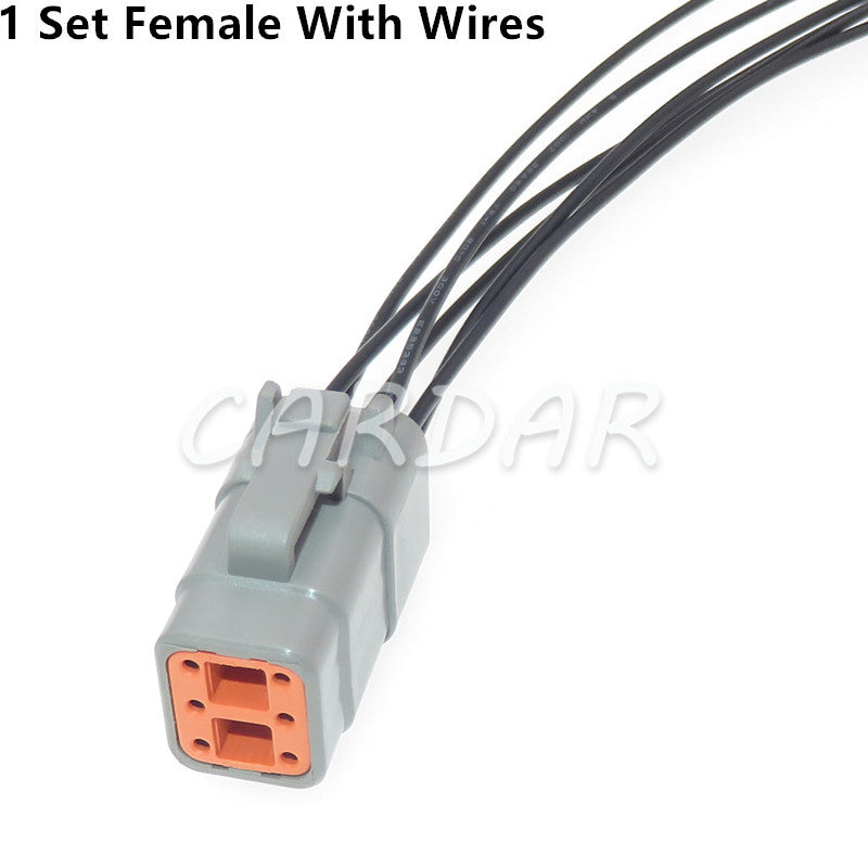 6 Pin DTM DTM06-6S/ATM06-6S DTM04-6P /ATM04-6P Waterproof Automotive Connectors Wire Socket For Truck Auto Cars