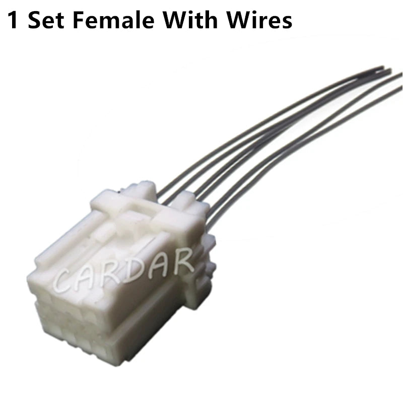6 Pin 1.2 Series White Automobile Wire Cable Harness Unsealed Socket For NISSAN 7283-5982 MG653005