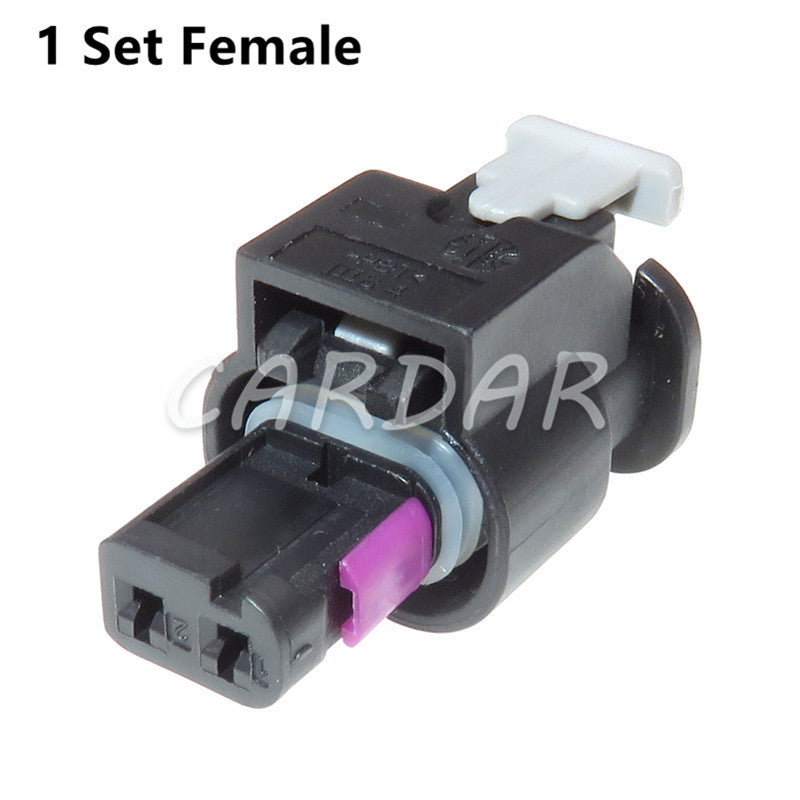 2 Pin 4F0 973 702 1-1718643-1 0-2112986-1 Fuel Injector Connector Collision Sensor Socket Automotive Connector For VW Audi