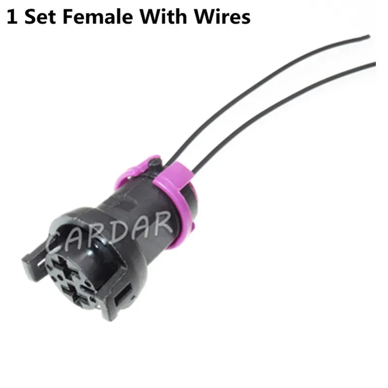 2 Pin Waterproof Connector Fog Lamp Socket For Toyota Map Sensor Mazda Rx7
