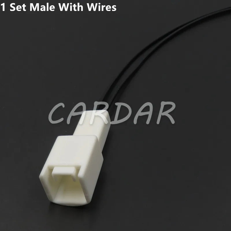 2 Pin 1300-9342 90980-12498 7283-2345 Automobile Cigarette Lighter Cable Connector Wiring Socket For Toyota Vios Levin