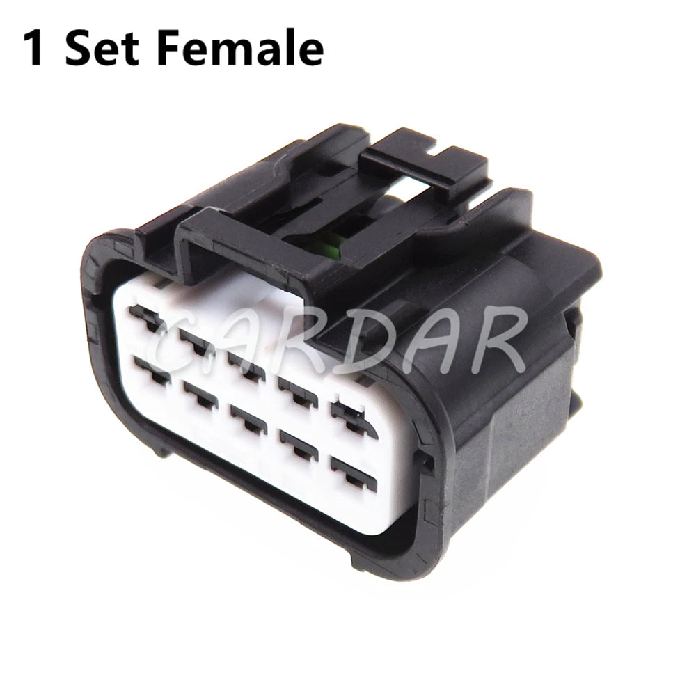 10 Pin 6189-7601 6189-7602 Car Headlights Electric Cable Male and Female Docking Waterproof Socket For Roewe Chevrolet