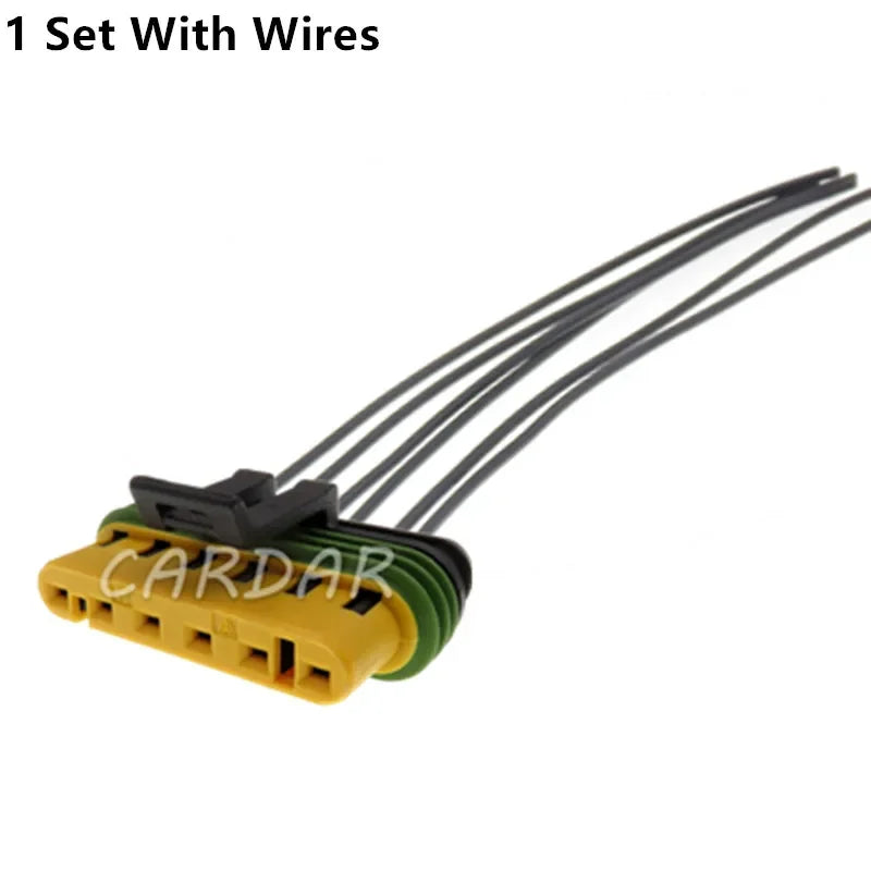 6 Pin 15344031 Car Waterproof Wiring Harness Socket Automotive Electrical Connector