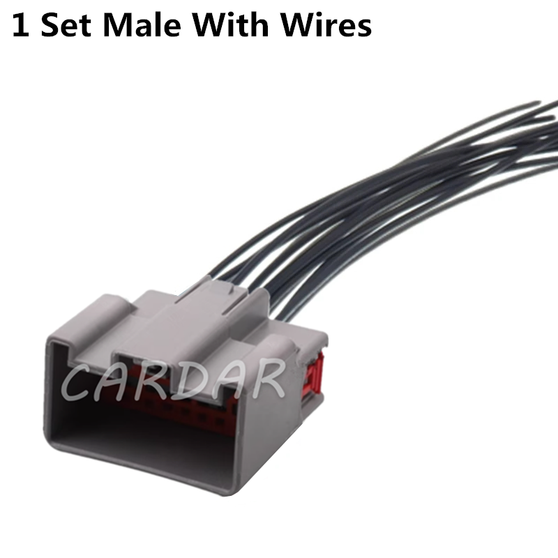 14 Pin Automotive Steering Wheel Heating Module Wiring Harness Composite Socket For Ford Mondeo 7283-6447-40