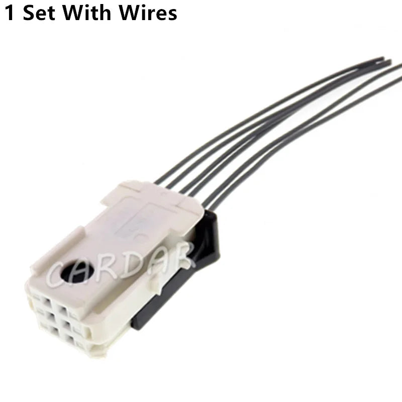 6 Pin 0.6 Series 185311-1 953381-1 953382-2 White Auto Unsealed Miniature Wire Socket Electrical Connector